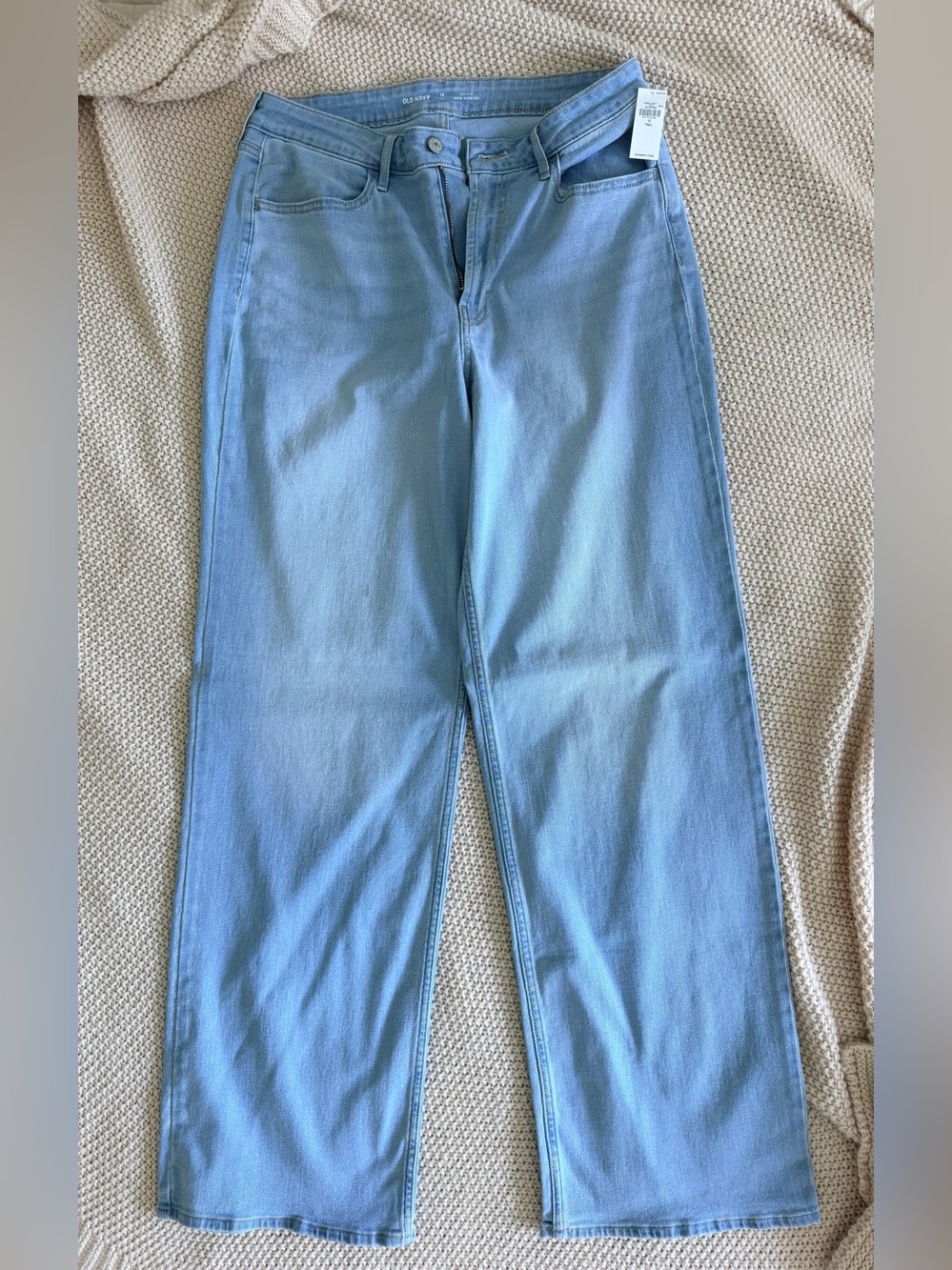 🤎 Old Navy WOW Wide Leg Jeans — Size 12 Tall — NWT
